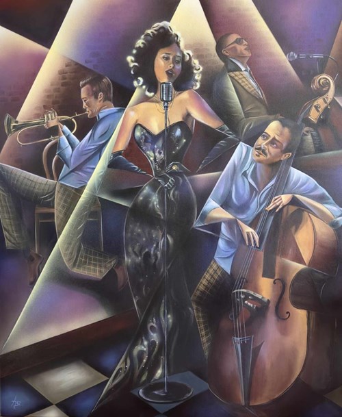 Obraz do salonu artysty Anna Szelągowska pod tytułem Jazz Club