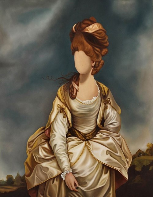 Obraz do salonu artysty Daria Zbień pod tytułem Valentine wg Joshua Reynolds - Saeah Campbell