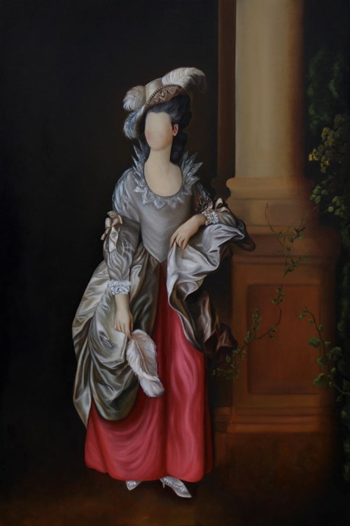 Obraz do salonu artysty Daria Zbień pod tytułem Blossom wg Thomasa Gainsborougha - The Honourable Mrs Graham