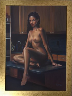 Nude Woman in the Kitchen