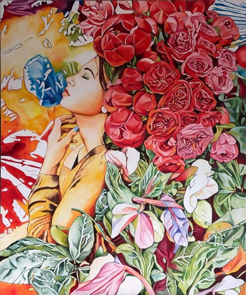 Obraz do salonu artysty Joanna Szumska pod tytułem Letnia sukienka