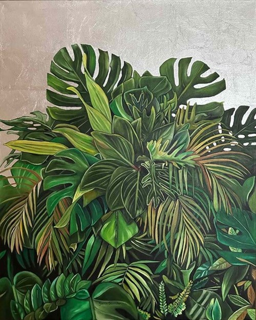 Obraz do salonu artysty Joanna Szumska pod tytułem Istota zielona