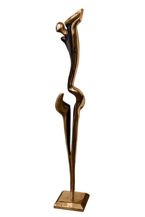 Rzeźba do salonu artysty Leon Gruzd pod tytułem Krzyk