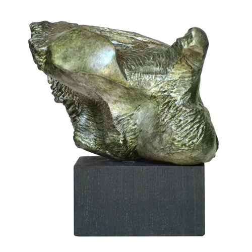Rzeźba do salonu artysty Barbara Moderau pod tytułem Green Dino