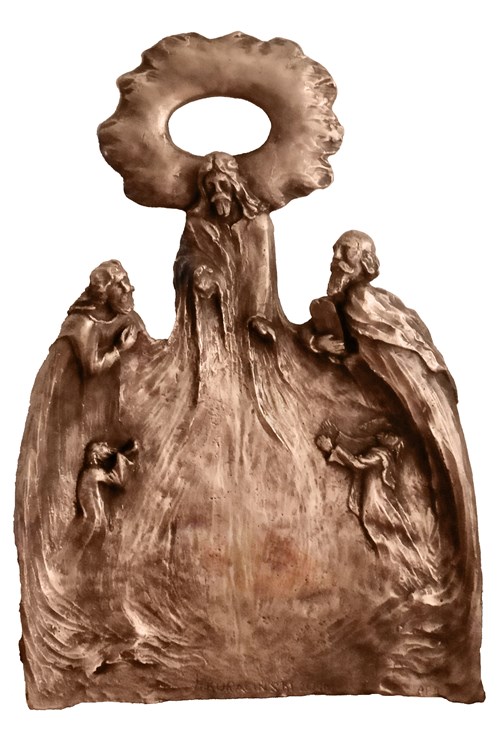 Living room sculpture by Jan Kuraciński titled Transfiguration of the Lord