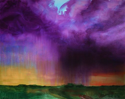 Obraz do salonu artysty Cyprian Nocoń pod tytułem Oberwanie chmury