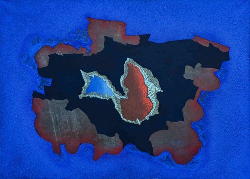 Obraz do salonu artysty Paweł Korab Kowalski pod tytułem Dark matters invisible ocean