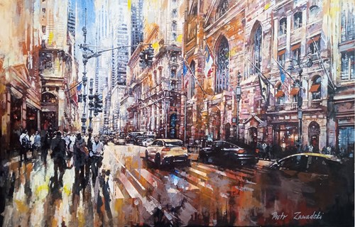 Obraz do salonu artysty Piotr Zawadzki pod tytułem The Peninsula New York