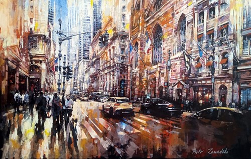 Obraz do salonu artysty Piotr Zawadzki pod tytułem The Peninsula New York