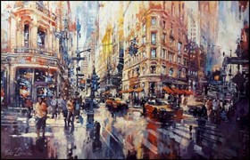 Metropolis. New York Broadway