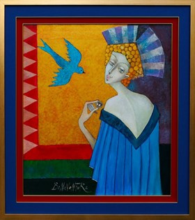 Girl with a Glass Sphere