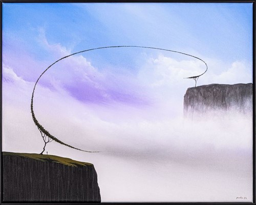 Living room painting by Wojciech Muda Munke titled From the series Dream no. 31