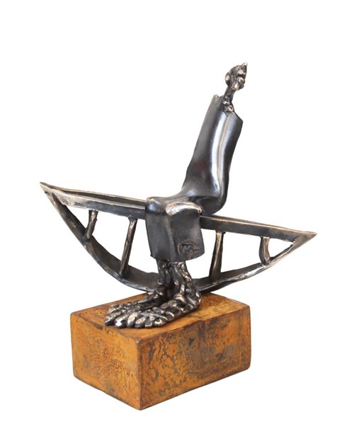 Living room sculpture by Paweł Rubaszewski titled What If We Just Sailed Away