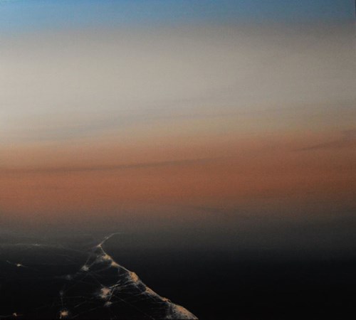 Obraz do salonu artysty Urszula Kałmykow pod tytułem Lądowanie o świcie