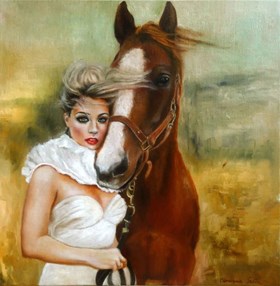 Dziewczyna i koń