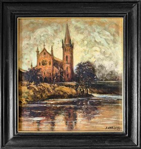 Kościół nad jeziorem