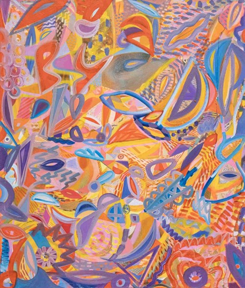 Obraz do salonu artysty Anna Jarzymowska pod tytułem Radosne okrzyki