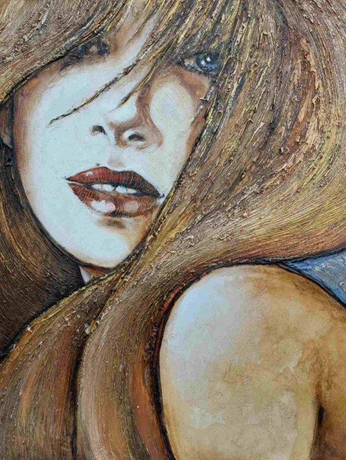 Obraz do salonu artysty Joanna Misztal pod tytułem Anioły mają złote włosy