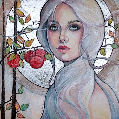 Obraz do salonu artysty Joanna Misztal pod tytułem Ostatnie jabłka
