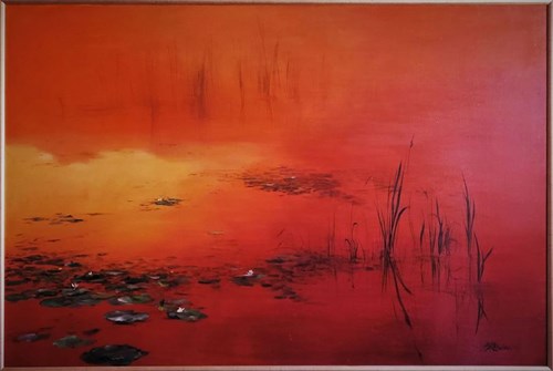 Obraz do salonu artysty Patrycja Kruszyńska-Mikulska pod tytułem Melody of sunset
