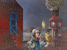 Composition with Owls, Early 1990s