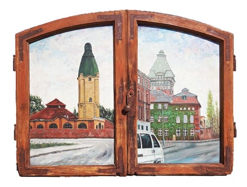 Obraz do salonu artysty Jan Bembenista pod tytułem Okno z widokiem