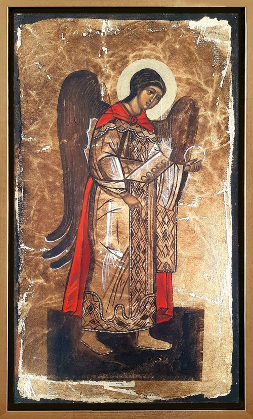 Obraz do salonu artysty Sylwia Perczak pod tytułem Bizantyjski