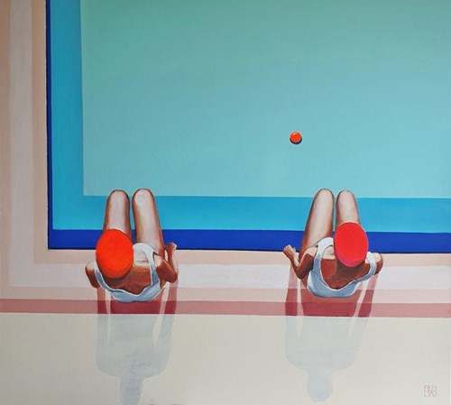 Obraz do salonu artysty Renata Magda pod tytułem Pomiędzy obecnością