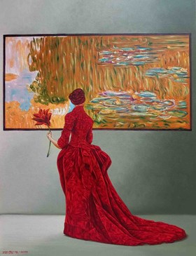 Red Lily – from the Visits to the Impressionists series
