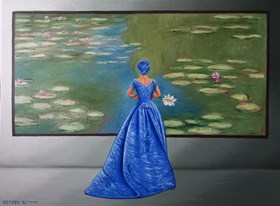 Biała lilia z cyklu Z wizytą u impresjonistów