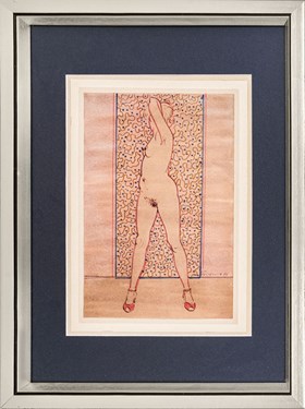 Akt w czerwonych obcasach