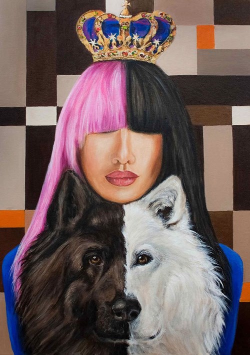 Obraz do salonu artysty Sławomir Setlak pod tytułem Queen