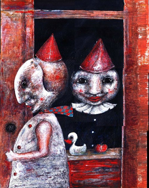 Obraz do salonu artysty Piotr Kamieniarz pod tytułem Nieszczęśliwa Miłość II