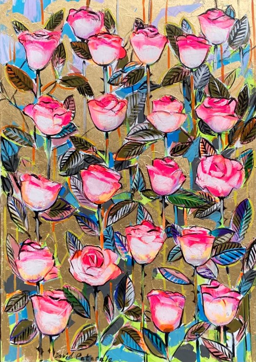 Obraz do salonu artysty David Pataraia pod tytułem Róże