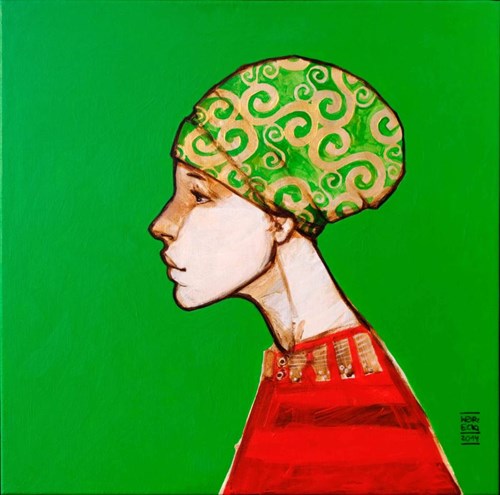 Obraz do salonu artysty Michał Warecki pod tytułem Dużo zielonego