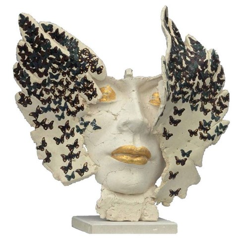 Rzeźba do salonu artysty Jacek Opała pod tytułem Inwazja motyli
