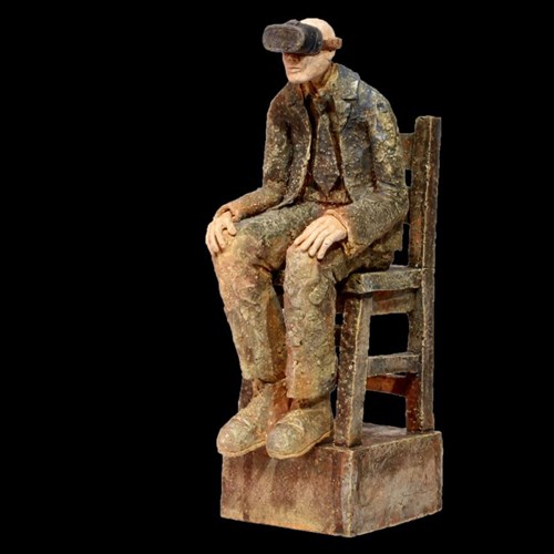 Rzeźba do salonu artysty Arek Szwed pod tytułem Trochę inne spojrzenie