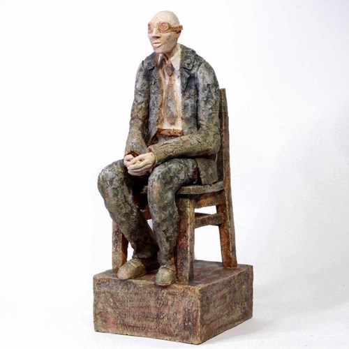 Rzeźba do salonu artysty Arek Szwed pod tytułem Krzesło