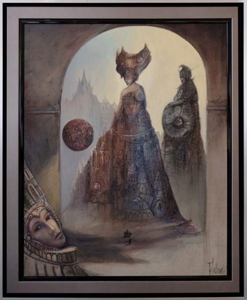 Obraz do salonu artysty Tomasz Sętowski pod tytułem Magiczna kula