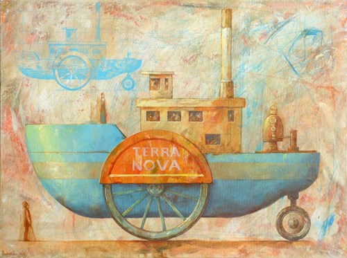 Obraz do salonu artysty Grzegorz Radziewicz pod tytułem Terra Nova