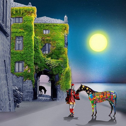 Obraz do salonu artysty Paulina Zalewska pod tytułem Parade Horse