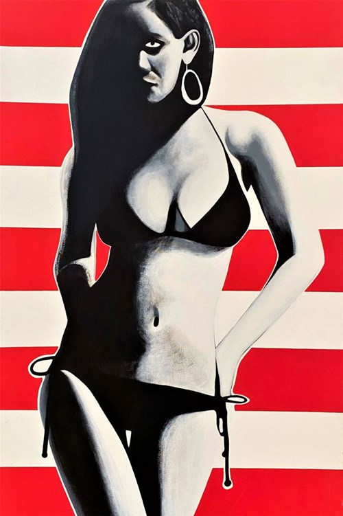 Obraz do salonu artysty Maciej Zabawa pod tytułem Bikini