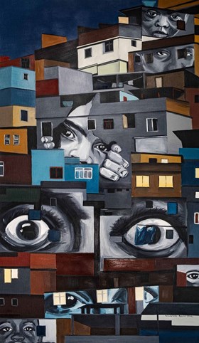 Untitled (The Walls Have Eyes)