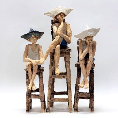Rzeźba do salonu artysty Arek Szwed pod tytułem TRYPTYK PODLASKI