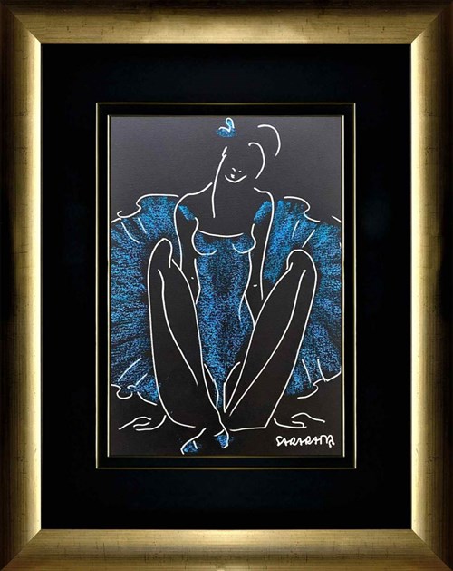 Obraz do salonu artysty Joanna Sarapata pod tytułem Ballerina siedząca