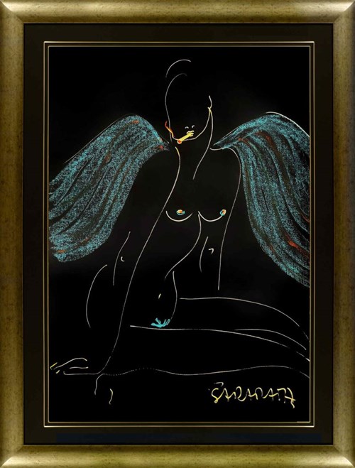 Obraz do salonu artysty Joanna Sarapata pod tytułem Ognisty Anioł