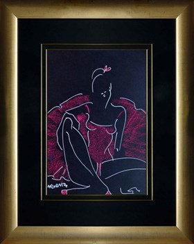 Malinowa Ballerina z cyklu Ecole de Paris