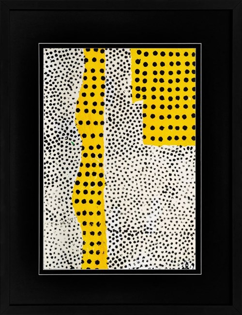 Living room painting by Piotr Młodożeniec titled Abstract composition