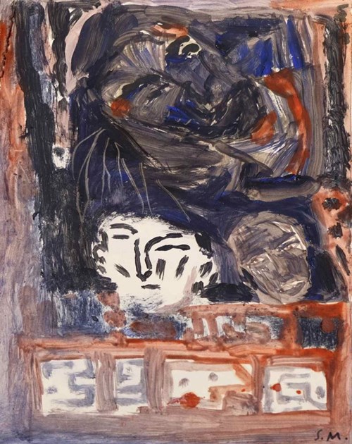 Obraz do salonu artysty Stanisław Młodożeniec pod tytułem Abstrakcja