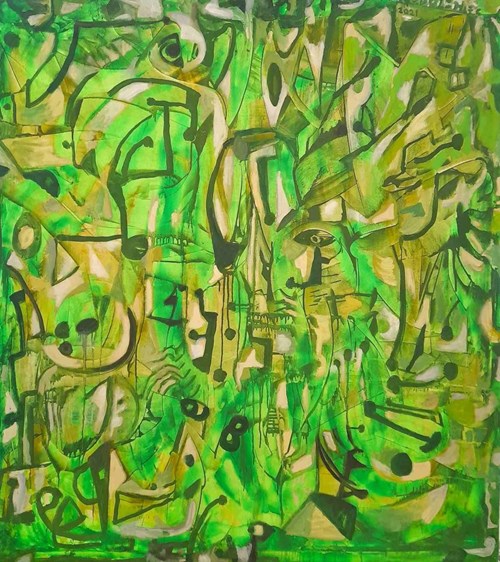 Obraz do salonu artysty Stanisław Młodożeniec pod tytułem Green